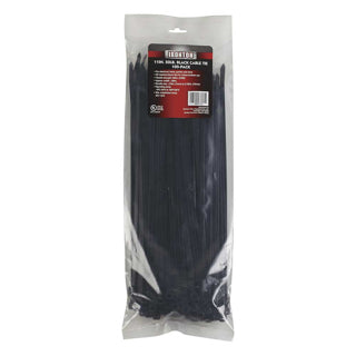Ironton Multi-Pack Cable Zip Ties 100-Pk 11" L x .189" W 50-Lb. Tensile Strength Black (980170)