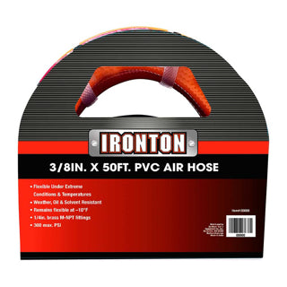 Ironton PVC Air Hose 3/8" x 50-Ft. (113466)