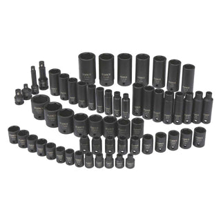 Klutch Drive Impact Socket Set | 3/8-In. And 1/2-In. (1591602)