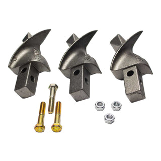 Brave Screw, Auger, Shank, Square, 2.5D SB26 Pack of 3 (BR10621)