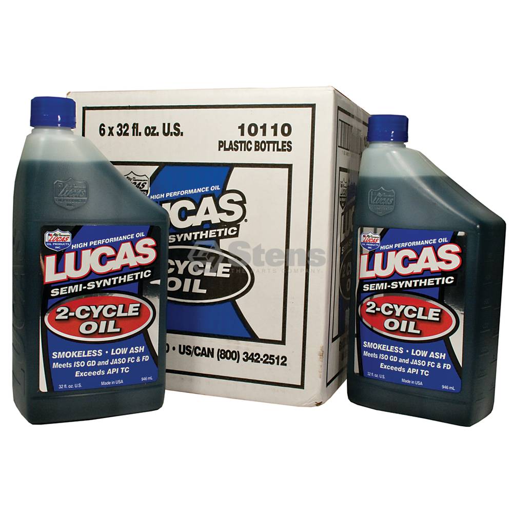 2-Cycle Oil Semi-synthetic, 6 Bottles/1 Qt (Stens 051-533)