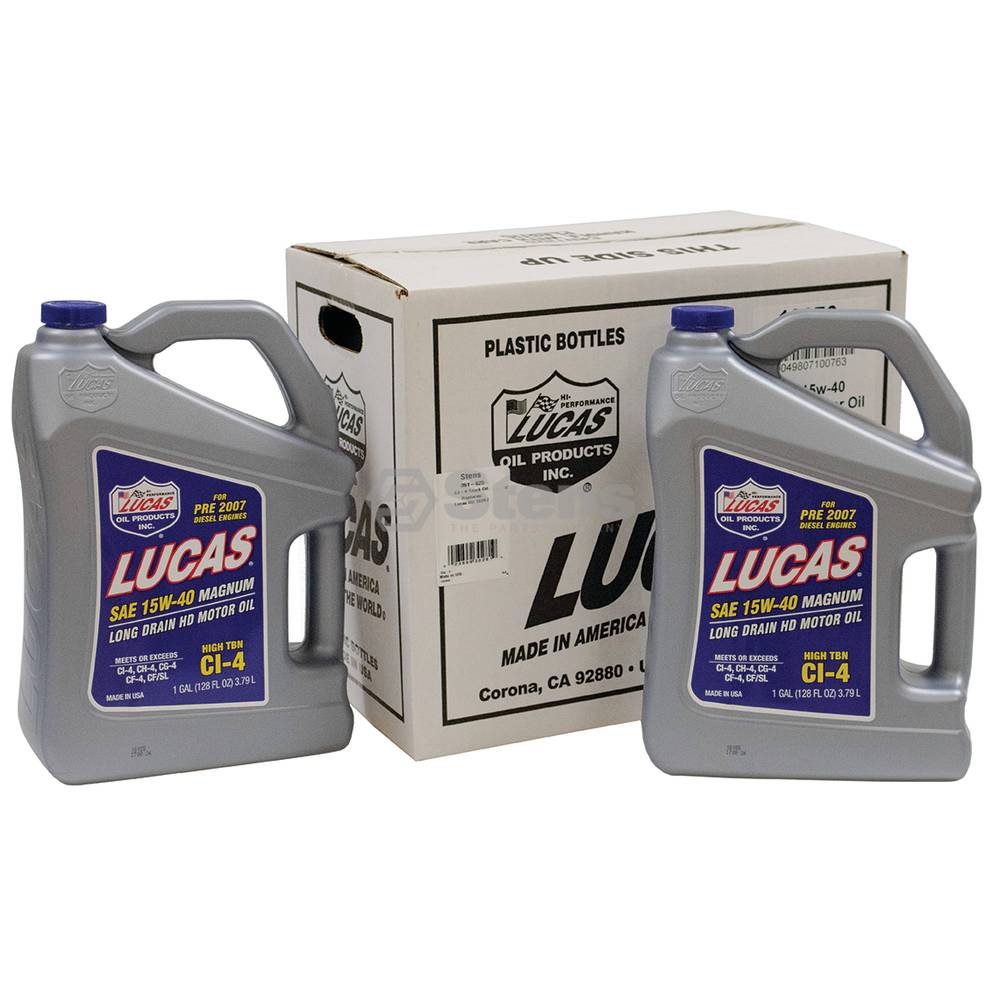 Magnum High TBN Motor Oil SAE 15W-40, 4 Bottles/1 Gal (Stens 051-603)