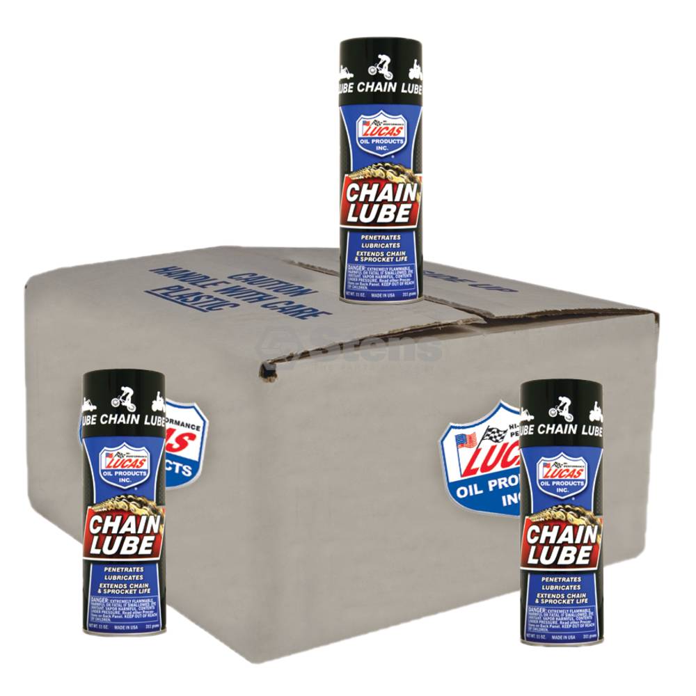 Chain Lube Case Of 12 Aerosol 11 oz. Cans (Stens 051-606)