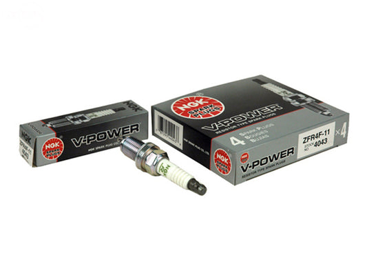 Pack of 4 Spark Plugs NGK ZFR4F-11 Rotary (10898)