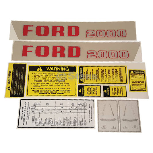 Decal Set for Ford/New Holland DKFD2000A (1115-1532)