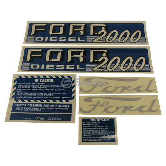 Decal Set for Ford/New Holland DKFD2000D6264 (1115-1534)