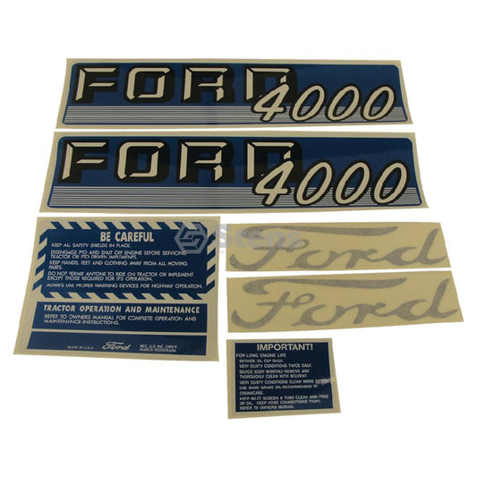 Decal Set for Ford/New Holland DKFD4000G6264 (1115-1548)