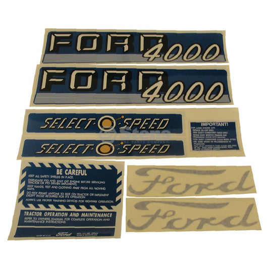 Decal Set for Ford/New Holland DKFD4000G6264SOS (1115-1550)