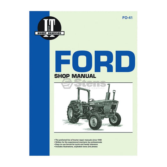 Shop Manual for Ford/New Holland ITFO41 (1115-2230)