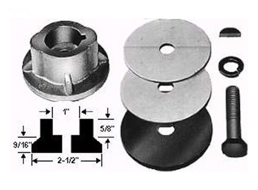 Blade Adaptor Assembly 1" Rotary (1155)
