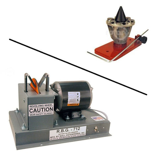 Mower Blade Sharpener/Grinder RBG 712 and Blade Balancer (11706, 13216)