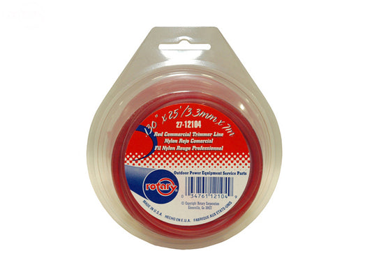 Trimmer Line.130 25' Loop Red Commercial Rotary (12104)