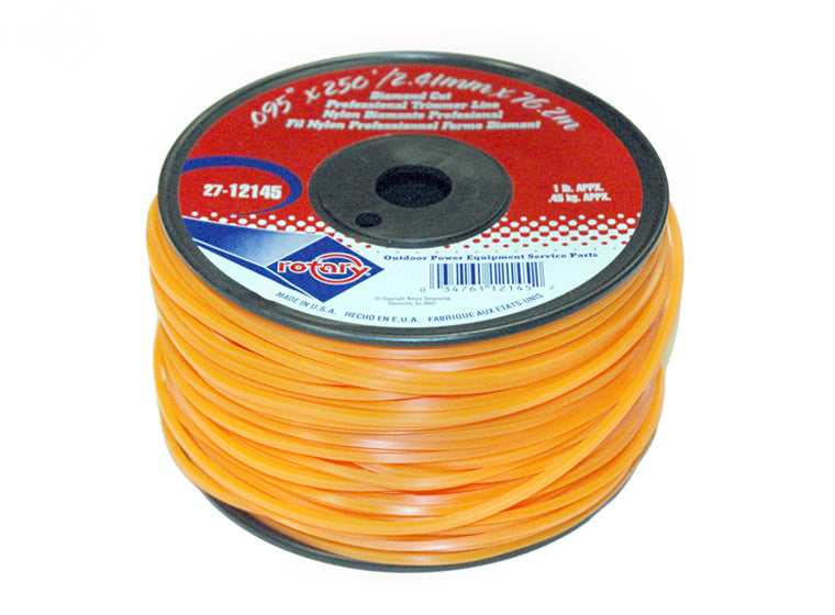 Trimmer Line.080 1 Lb.Spool Diamond Rotary (12144)