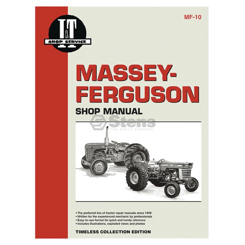 Shop Manual for Massey Ferguson MF10 (1215-1012)