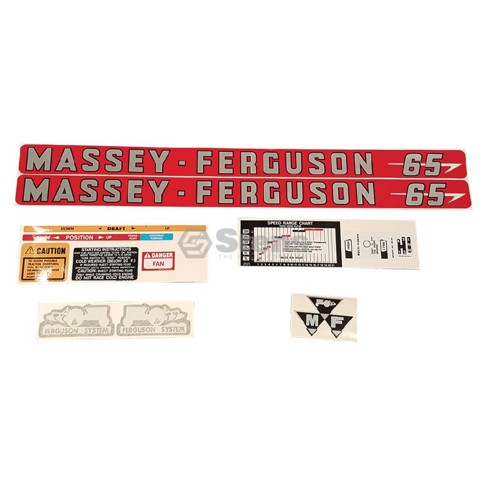 Decal Set for Massey Ferguson DKMF65G (1215-1040)