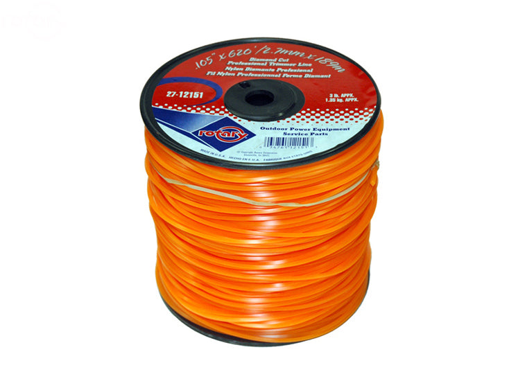 Trimmer Line.105 3 Lb. Spool Diamond Rotary (12151)