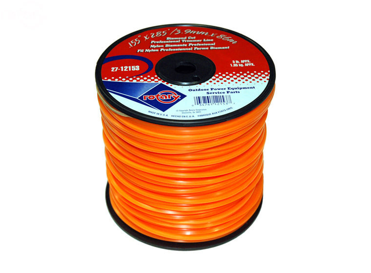Trimmer Line.155 3 Lb. Spool Diamond Rotary (12153)