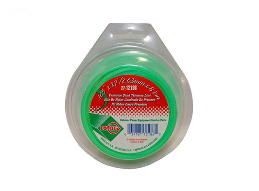 Trimmer Line.105 27' Loop Quad Green Rotary (12186)