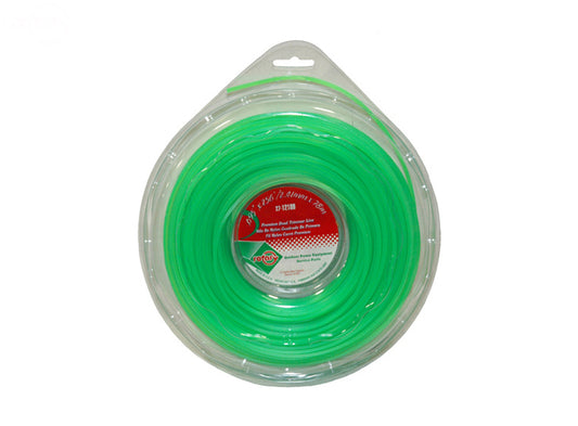 Trimmer Line.095 256' Lge Donut Quad Green Rotary (12189)