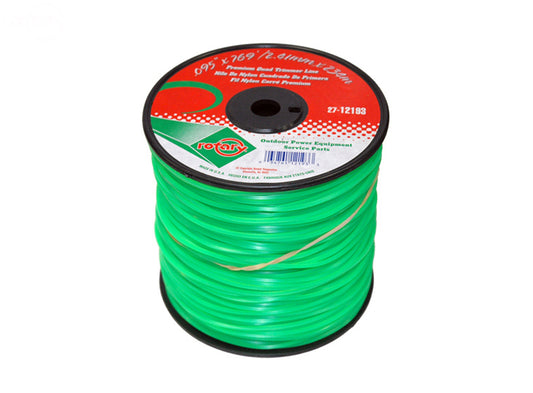 Trimmer Line.095 769' Med Spool Quad Green Rotary (12193)