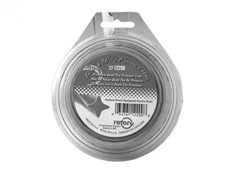 Trimmer Line.095 32' Loop Quad-Tex Twist Green Rotary (12201)