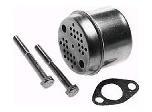 Muffler With Hdwe For Tecumseh Rotary (1274)