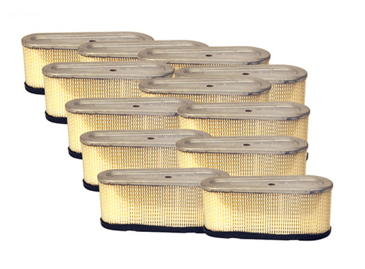 Pack of 12 Replacement Filters For Briggs & Stratton 493909 Rotary (12936)