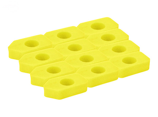 Pack of 12 Replace Air Filters For Briggs & Stratton 698369 Rotary (12940)