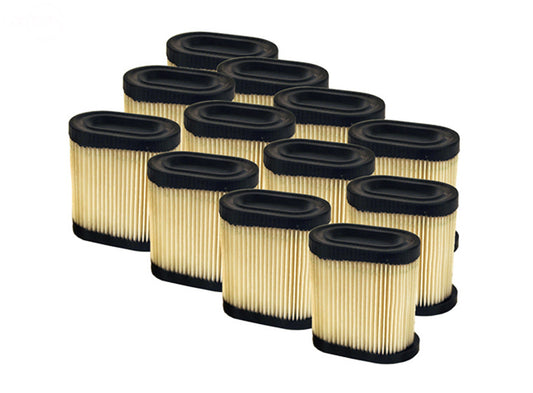 Pack of 12 Replace Air Filters For Tecumseh 36905 Rotary (12953)