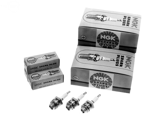 Pack of 4 Spark Plugs NGK BPR6Hs Rotary (12984)