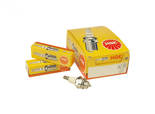 Pack of 10 Spark Plugs NGK CR4HSB Rotary (13729)