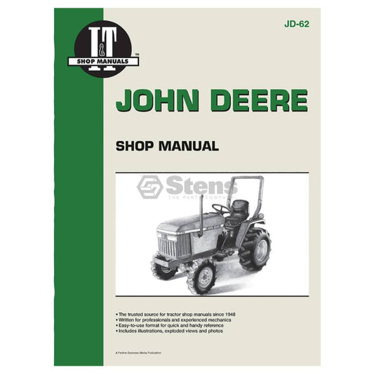 Shop Manual for John Deere JD-62 (1415-1016)