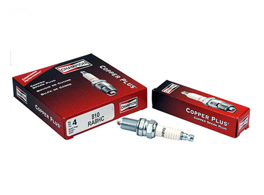 Pack of 4 Spark Plugs Champion RA8HC Rotary (14492)