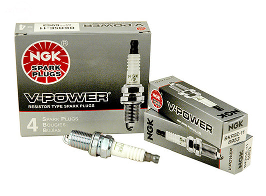 Pack of 4 Spark Plugs NGK BKR5E-11 Rotary (14559)