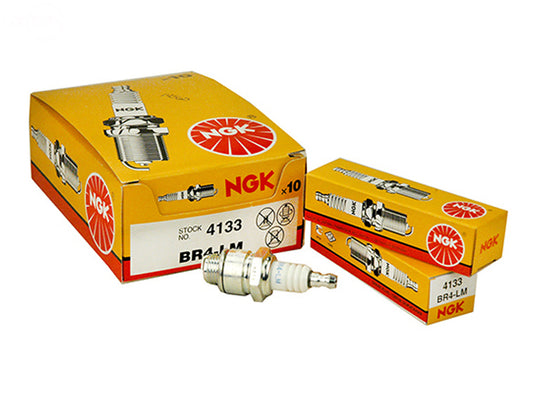 Pack of 10 Spark Plugs NGK BR4M Rotary (14560)