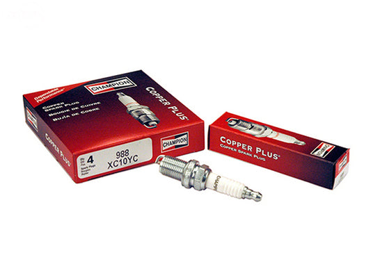 Pack of 4 Spark Plugs Champion XC10YC Rotary (14637)