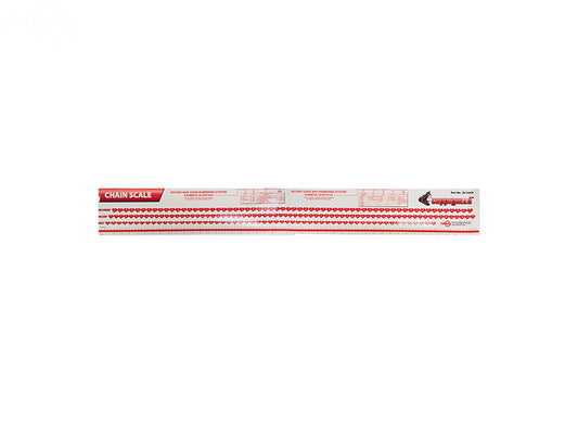 Saw Chain Scale Chart Rotary (15016)