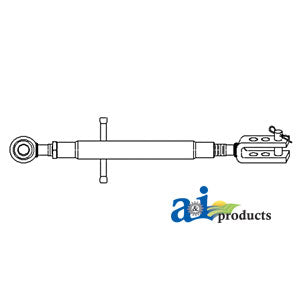 Cat I Adjustable Side Link for Tractor 3 Point Hitch 16.5"-27.5" (1590115)