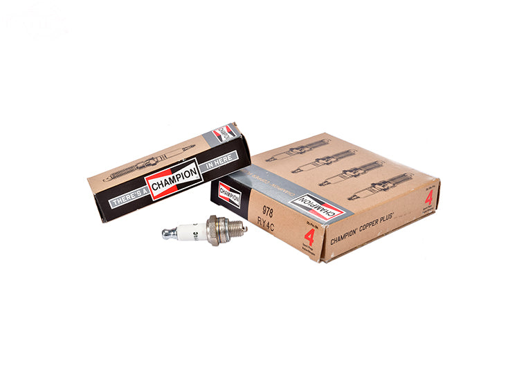 Pack of 4 Champion RY4C Spark Plugs Rotary (16382)