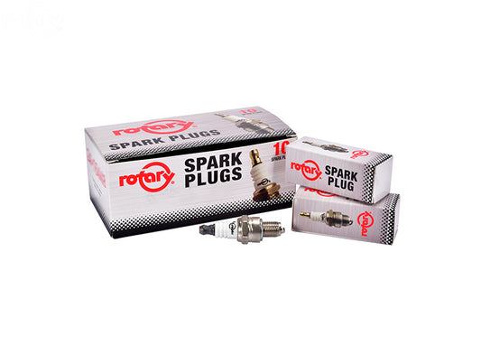 Pack of 10 Rotary Spark Plugs Replaces NGK CMR5H Rotary (16447)