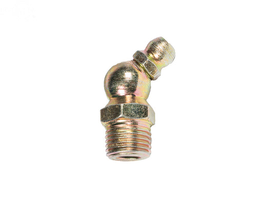 Pack of 10 Grease Zerk 45 Degree Elbow 1/4" -28 Rotary (164)