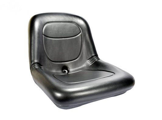 High Back Seat 15" Black Pvc Vinyl Rotary (16500)
