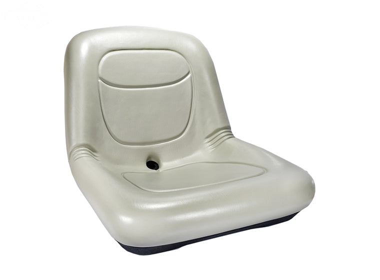 High Back Seat 15" Gray Pvc Vinyl Rotary (16502)