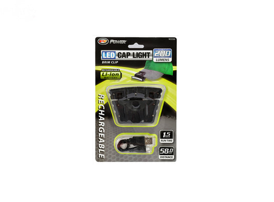 Led Cap Light With Brim Clip Rotary (16674)