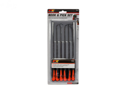Six Piece Pick Set Rotary (16675)