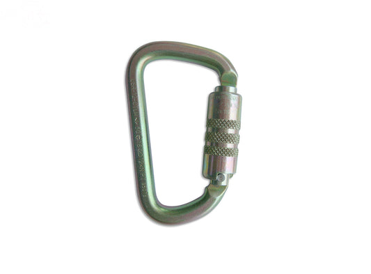 Modified " D" Steel Carabiner Rotary (16779)