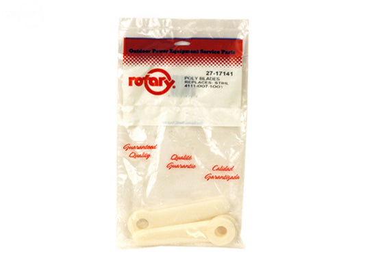 Pack of 5 Poly Blades (3) For Stihl (Bagged) Rotary (17141)