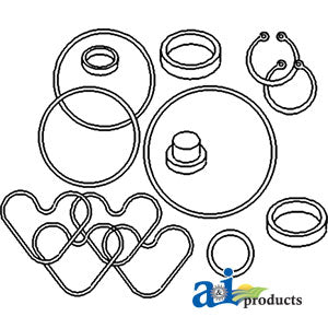 Power Steering Pump Seal Kit for Massey Ferguson 362, 365, 375, 383 & 390 Tractor (1810839M92)