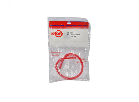 Battery Cable 16" Red Rotary (1934)