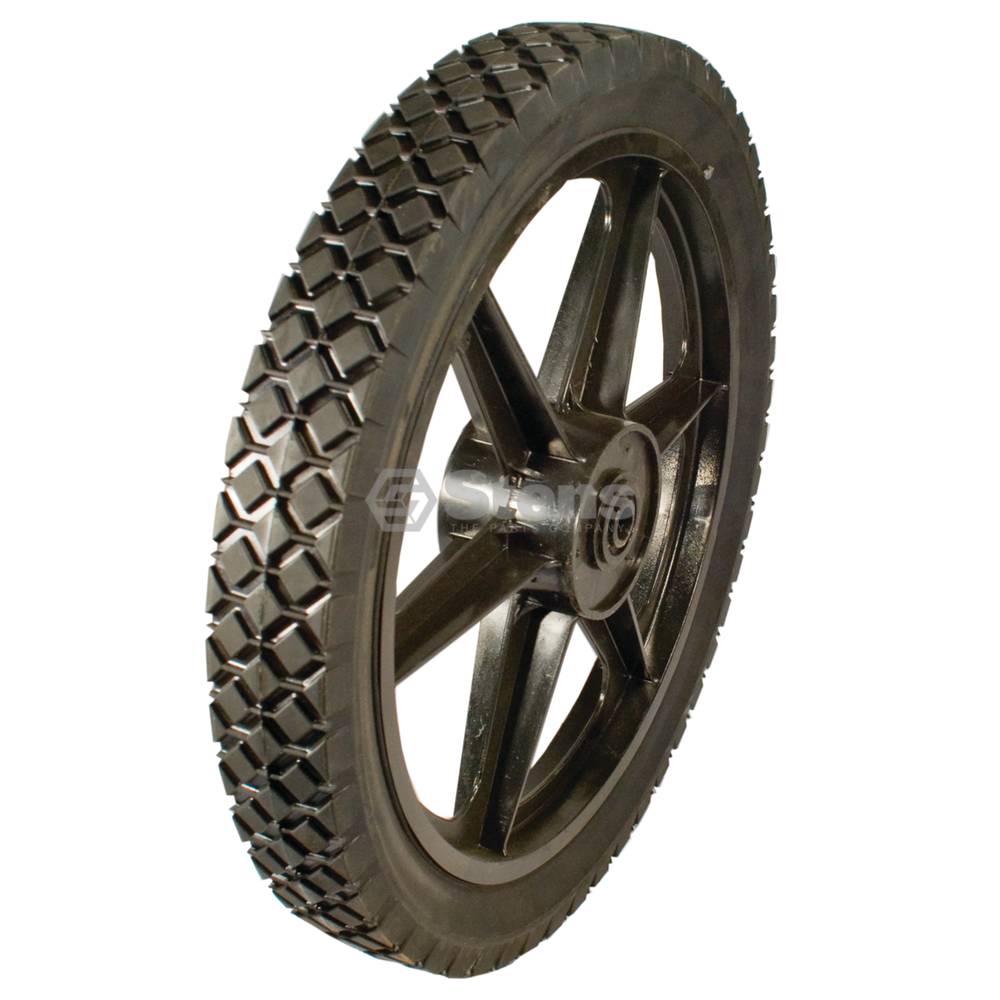 High Wheel Plain Bore 14x1.75 Diamond Tread (Stens 205-538)